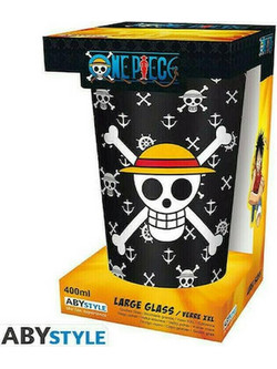Abysse Corp Ποτήρι Νερού Γυάλινο Luffy XXL 400ml ABYVER167