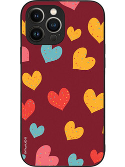 Sonique Heart Series Θήκη iPhone 13 Pro Max Burgundy