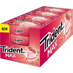 Trident Max Frost Watermelon Τσίχλες 20gr Συσκευασία 16 Τεμαχίων