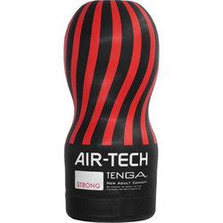 Tenga Air-Tech Strong Αυνανιστήρι με Δόνηση & Αναρρόφηση Red/Black