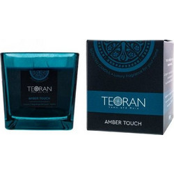 Αρωματικο κερί Teoran Amber Touch τετράγωνο 210 γρ - Τετράγωνο 210gr