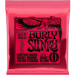 Ernie Ball 2226 ορδές Σετ 6 Χορδές Ηλεκτρικής Κιθάρας Nickel Plated Steel 11-52" Custom Light Tension