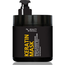 NX Beauty Professional Keratin Μάσκα Μαλλιών Κερατίνης για Επανόρθωση 1lt