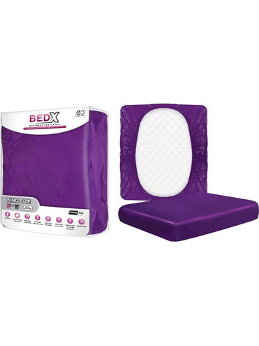 BED X, king size Προστατευτικό Στρώματος Μωβ
