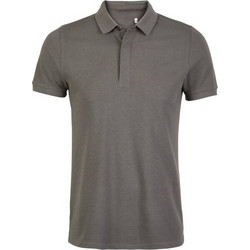 NEOBLU Owen Men 03188 Ανδρικό Πικέ Πόλο, Πικέ 215gsm, 100% Βαμβάκι GREY SOFT-609