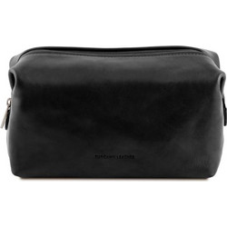 Tuscany Leather Smarty TL141219 Νεσεσέρ Ταξιδίου με Θήκες 26x13x13cm Μαύρο