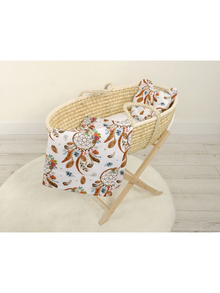 Duvet with pillow Teddy - 2pcs set - dream catchers white
