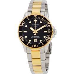 Tissot Seastar 1000 Ανδρικό Ρολόι με Ασημί Χρυσό Μεταλλικό Μπρασελέ T120.210.22.051.00