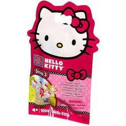 Mega Bloks Hello Kitty Series 3 - Σακουλάκι με Φιγούρα Hello Kitty 1τμχ