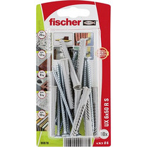 FISCHER 90878 ΝΑΙΛΟΝ ΒΥΣΜΑ (ΡΟΔΕΛΑ mm) & ΒΙΔΑ ΣΕ BLISTER NV UX 6 x 50 mm RS K (ΣΥΣΚ. 10 ΤΕΜ.)