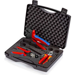 KNIPEX ΕΡΓΑΛΕΙΟΘΗΚΗ ΓΙΑ ΦΩΤΟΒΟΛΤΑΪΚΑ ΣΥΣΤΗΜΑΤΑ 3 ΤΕΜΑΧΙΩΝ 97 91 01
