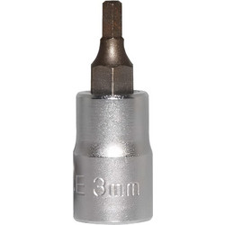 Καρυδάκι με Μύτη Allen με Καρέ 1/4" Μέγεθος Ν.3mm Force