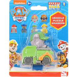 Αυτοκινητάκι 3D Pazzle Γόμα Rocky Paw Patrol 6cm