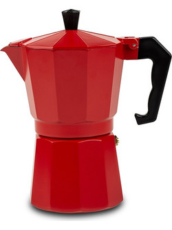 Taurus Μπρίκι Espresso 6Cups Κόκκινο