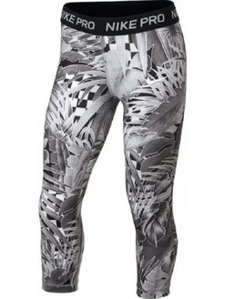 NIKE GIRLS CAPRI TIGHTS DRI-FIT AQ9157-059 ΓΚΡΙ