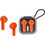 AKZ S21 Ακουστικά Bluetooth Earbud Orange