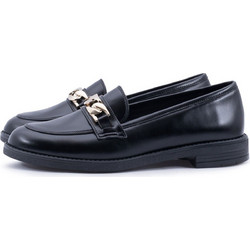 1411 Stefania Γυναικεία Loafers - Slip On ΜΑΥΡΟ