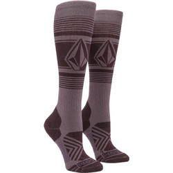 VOLCOM WOMEN STONE LINES OTC SNOW SOCKS DUSTY LAVENDER