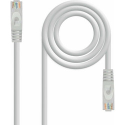 Nanocable U/UTP Cat.6a Καλώδιο Δικτύου Ethernet 0.5m Grey