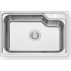 Pyramis Ethra Ένθετος Νεροχύτης Inox Σατινέ 68.5x45.5cm 101057001