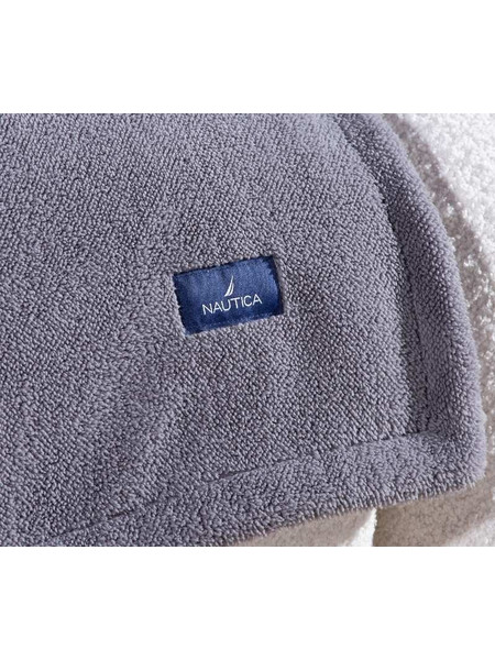 ΡΙΧΤΑΡΙ ΔΙΑΚΟΣΜΗΤΙΚΟ / ΚΟΥΒΕΡΤΑ FLEECE-SHERPA ΚΑΝΑΠΕ (NAU COAST GREY) - NAUTICA (NEF NEF) 130x180 NAU COAST GREY / 100% ΠΟΛΥΕΣΤΕΡ