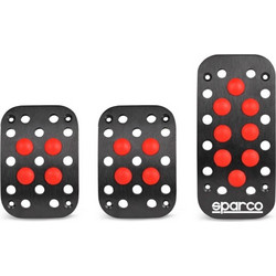 Πεταλιέρα μαύρη-κόκκινη Sparco | Sparco