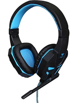 Aula Prime Gaming Headset Over Ear Black Blue