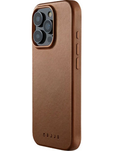 Θήκη Apple iPhone 16 Pro - MUJJO Full Leather Case Δερμάτινη με MagSafe - Tan (MUJJO-CL-051-TN)