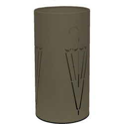 Ομπρελοθήκη Στρογγυλή Pam 23-963 Matt Light Bronze Φ25xH50cm