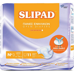 Slipad Νο3 Large Πάνες Ακράτειας 7 Σταγόνες 11τμχ