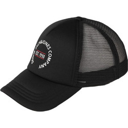 Jack & Jones Ανδρικό Καπέλο Jockey με Δίχτυ Snapback Υφασμάτινο Μαύρο 12225708