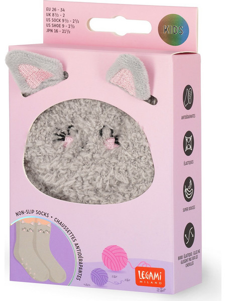 Legami Κάλτσες Non-Slip Socks It's A Match Kitty Size 26-34 KCS0001