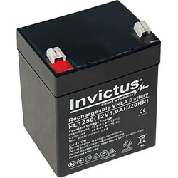 INVICTUS FL12-5 ΜΠΑΤΑΡΙΑ ΜΟΛΥΒΔΟΥ 5AH 12V INVICTUS - 0180