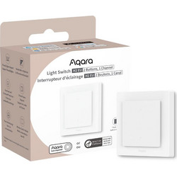 Aqara Light Switch H2 EU - 1 channel / 2 buttons smart Zigbee + Thread wall switch