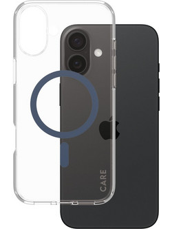 Care By PanzerGlass(R) Flagship Case Urban Combat w. Blue Magsafe For Apple Iphone 16 Plus - (PG-1367)