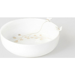 Μπωλ Σερβιρίσματος Butterfly Big RD0017615 Φ14x4cm White Raeder Πορσελάνη