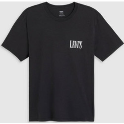 Ανδρικό T-shirt με Φαρδιά Γραμμή Μαύρη Levi's 161431685