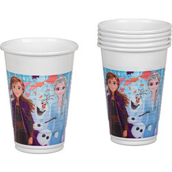 Ποτήρια Πλαστικά Πάρτι Frozen 2 200ml - 6 τμχ