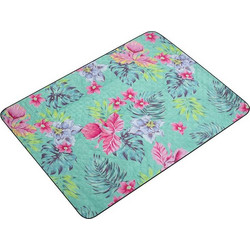 Κουβέρτα Πικ Νικ Τυρκουάζ Floral 200x150cm