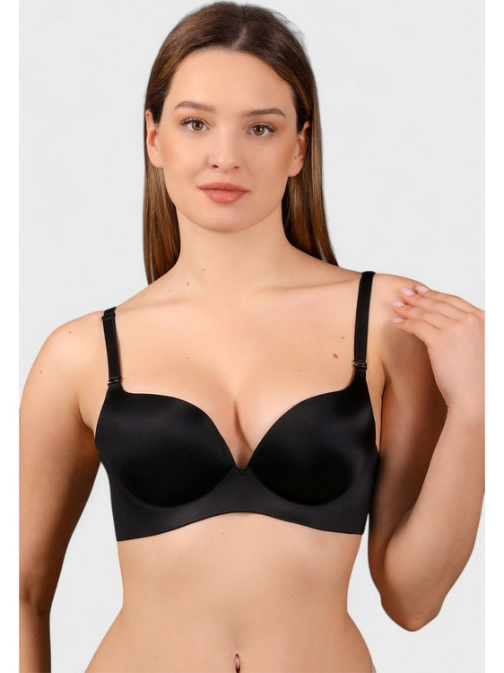 New Bra Lingerie Σουτιέν Push Up Μαύρο NB6045-4