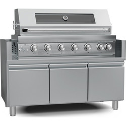 ΣΕΤ ΕΡΜΑΡΙΟ ΚΑΙ ΨΗΣΤΑΡΙΑ INOX BBQ TGH-B1-B8B-G ΜΕ ΠΟΡΤΕΣ