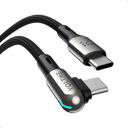 Voltme Powerlink Stark Series CTC 3A/60W 1,2m Black USB-C to USB-C Cable
