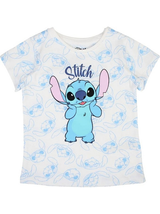 Παιδική Μπλούζα T- Shirt Stitch Lilo - Stitch Γαλάζιο Λευκό Χρώμα