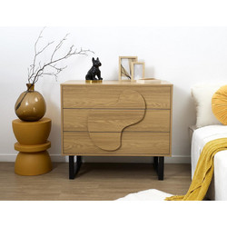 Συρταριέρα Calypso Home Deco Factory με διαστάσεις 90x49x79cm HD0430