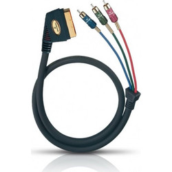 OEHLBACH RGB Scart - 3xRCA - 1m