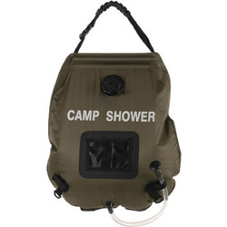 Ηλιοντούζ 20L Deluxe Camp Shower Compass Λαδί