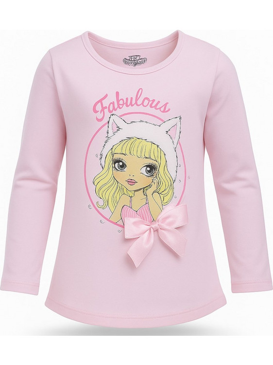 Nickelodeon Nana Pink Παιδικό Μπλουζάκι Μακρυμάνικο 8020380