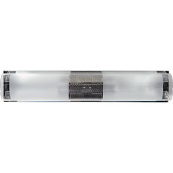 ARlight CY 183/2 2/Φ Μοντέρνο Φωτιστικό Τοίχου με Ντουί E14 σε Ασημί Χρώμα Πλάτους 35cm