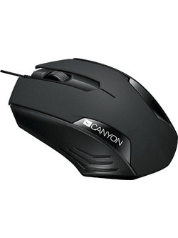 Canyon CMS02B Ενσύρματο Ποντίκι Black