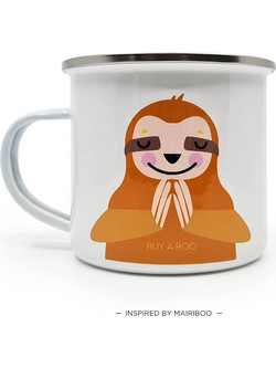 Sloth | Κούπα Vintage Μεταλλική 12oz | Inspired By Mairiboo Σχέδιο 202126